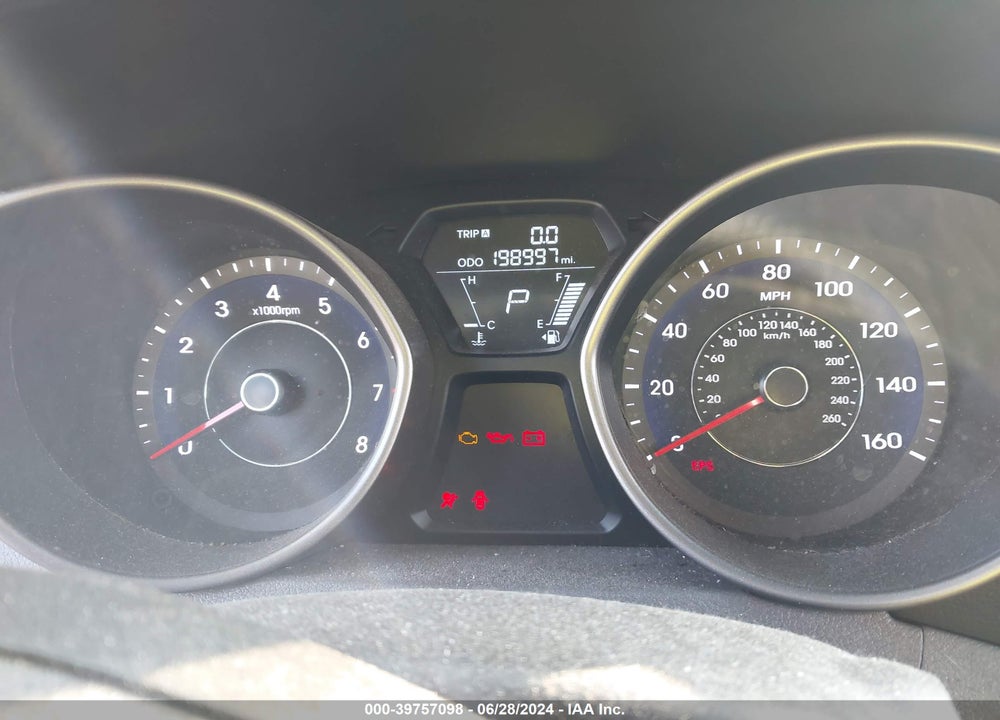 2013 HYUNDAI ELANTRA GLS VIN: 5NPDH4AE5DH192200