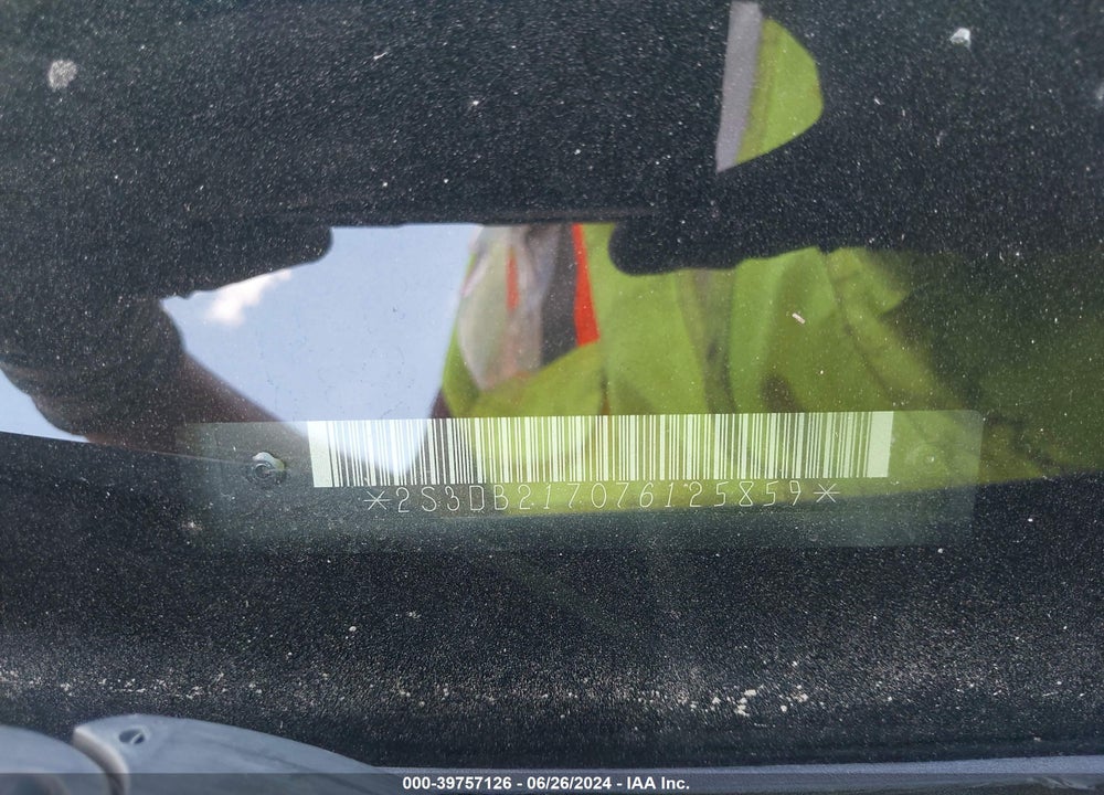 2007 SUZUKI XL7 VIN: 2S3DB217076125859