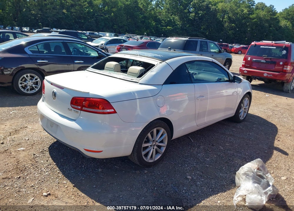 2012 VOLKSWAGEN EOS KOMFORT VIN: WVWBW7AH1CV008555