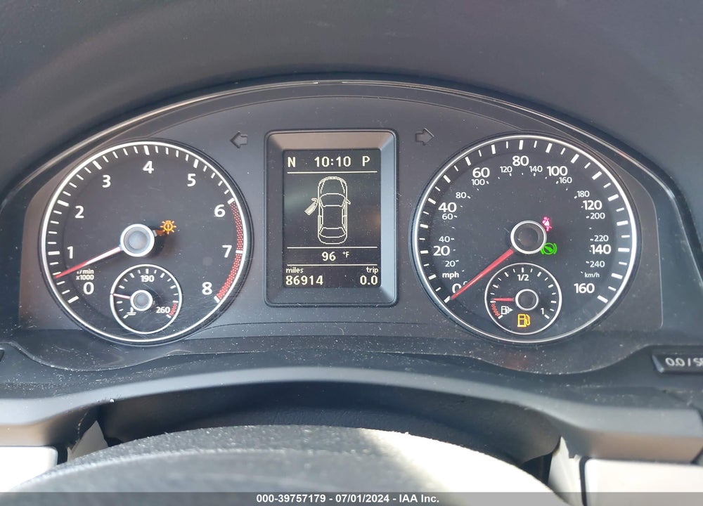 2012 VOLKSWAGEN EOS KOMFORT VIN: WVWBW7AH1CV008555