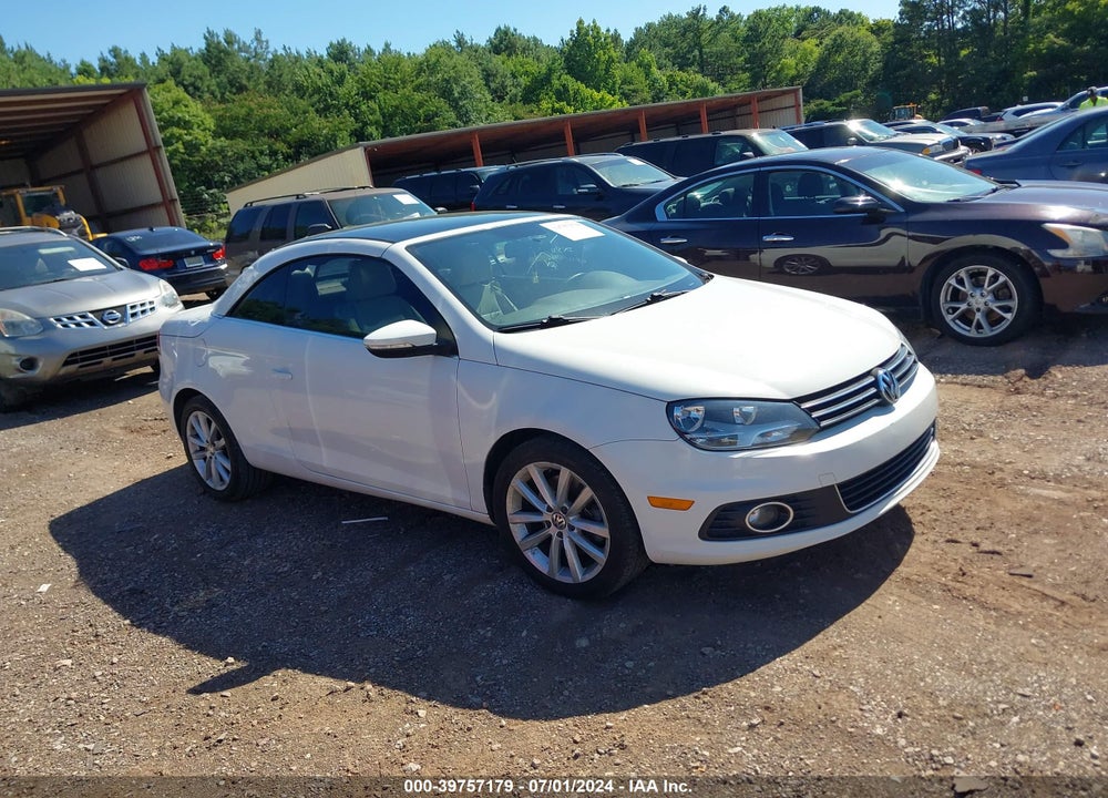 2012 VOLKSWAGEN EOS KOMFORT VIN: WVWBW7AH1CV008555