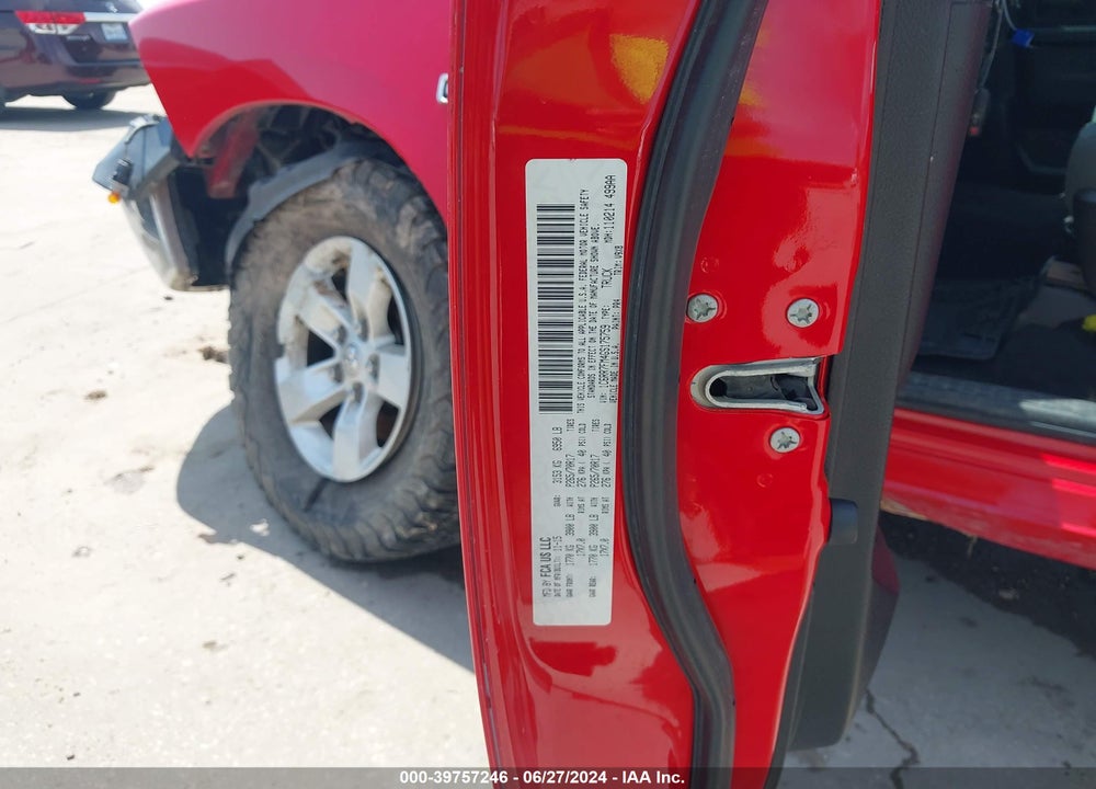 2016 RAM 1500 TRADESMAN VIN: 1C6RR7FM4GS175759