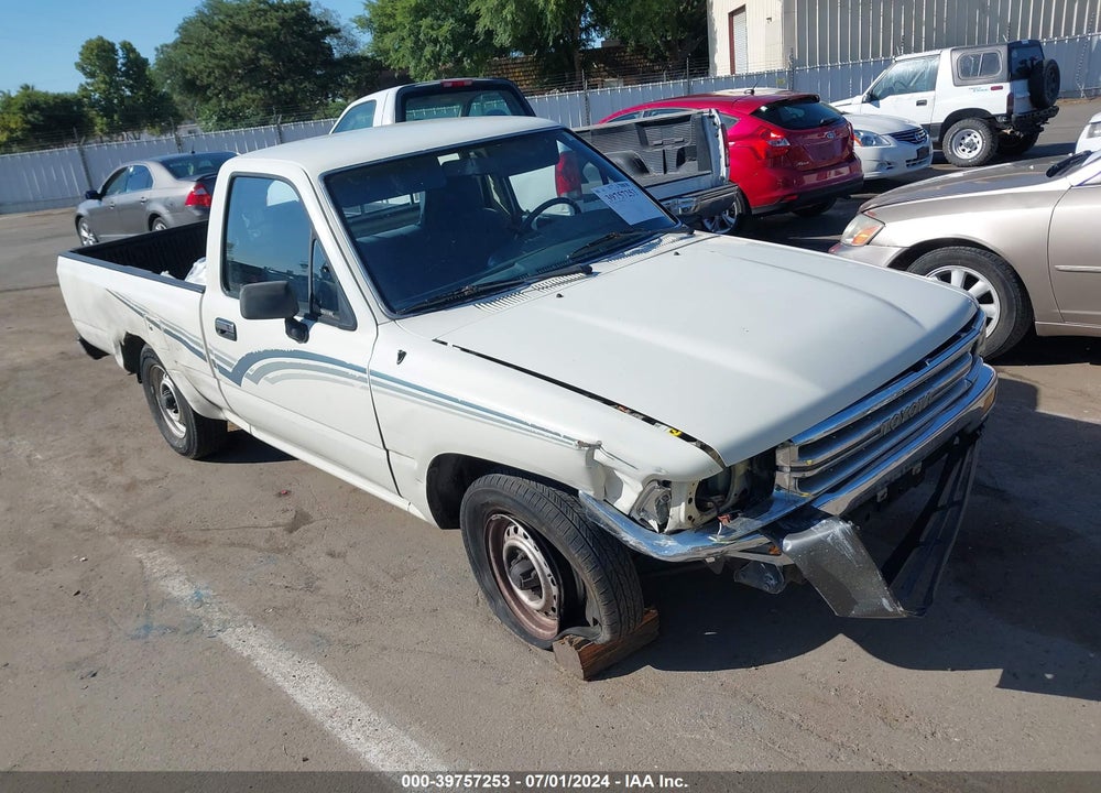 1989 TOYOTA PICKUP 1/2 TON SHT WHEELBASE DLX VIN: JT4RN81P9K0032824