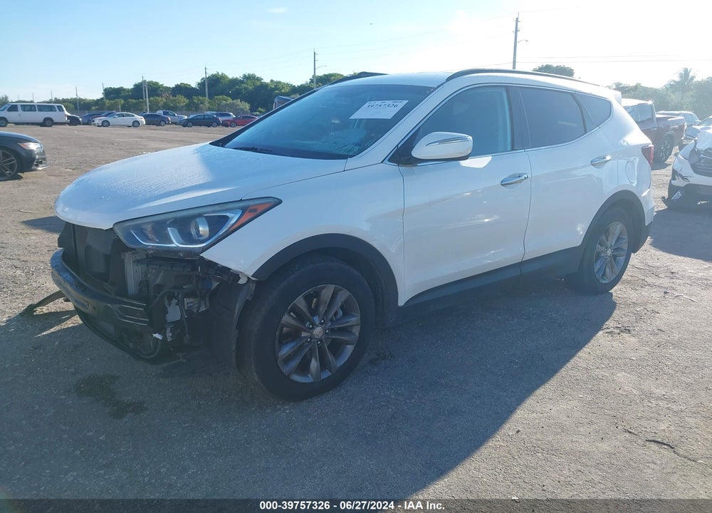 2017 HYUNDAI SANTA FE SPORT 2.0T VIN: 5XYZU4LAXHG410463