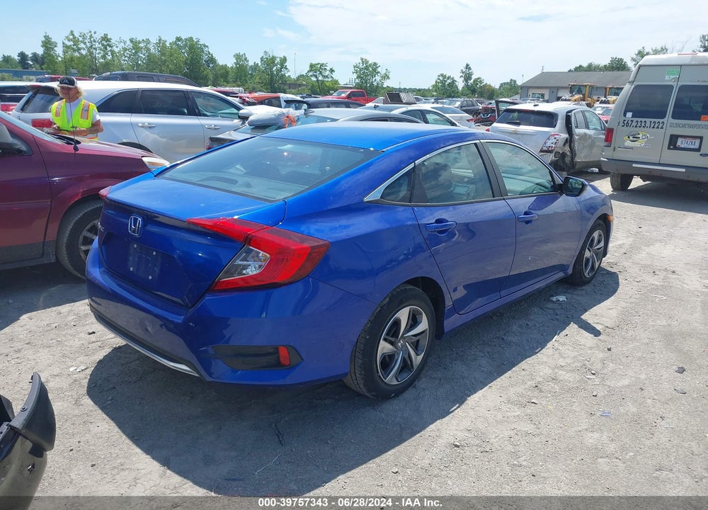 2021 HONDA CIVIC LX VIN: 2HGFC2F66MH558995