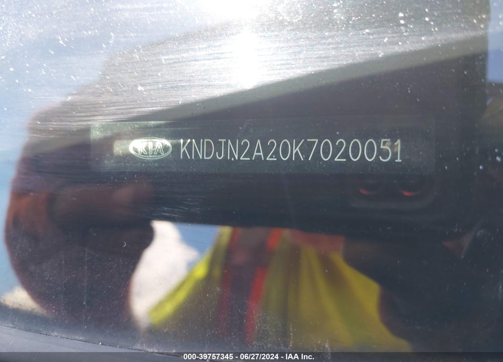 2019 KIA SOUL VIN: KNDJN2A20K7020051