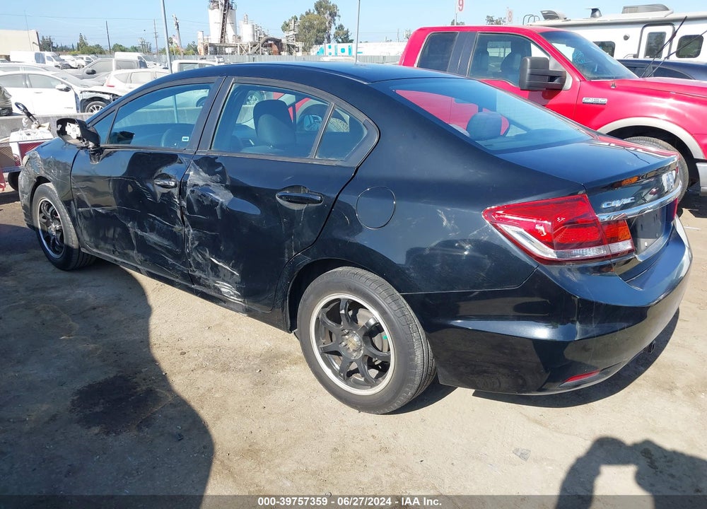 2013 HONDA CIVIC LX VIN: 19XFB2F59DE263247