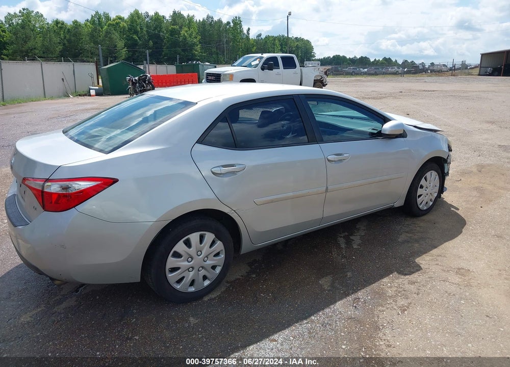 2015 TOYOTA COROLLA LE VIN: 5YFBURHE6FP220338