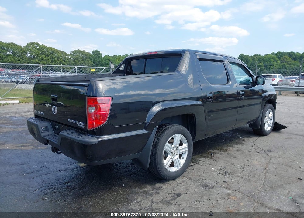 2011 HONDA RIDGELINE RTL VIN: 5FPYK1F54BB001959