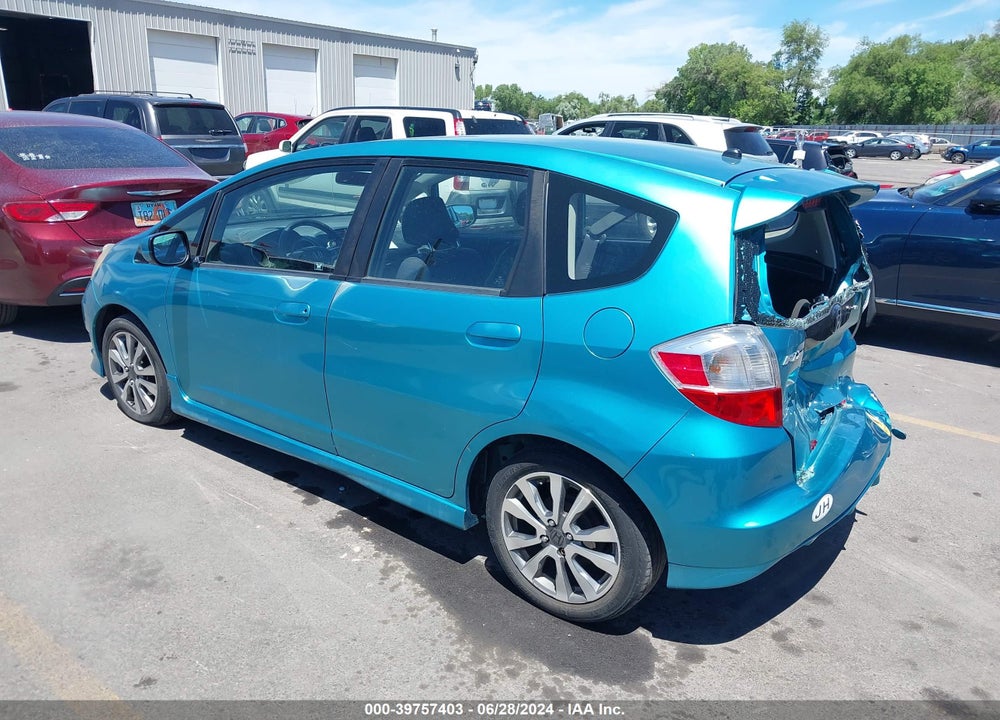 2012 HONDA FIT SPORT VIN: JHMGE8H5XCC002970