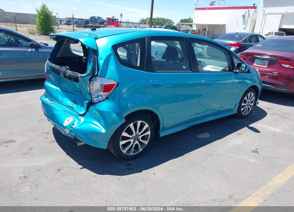 2012 HONDA FIT SPORT VIN: JHMGE8H5XCC002970