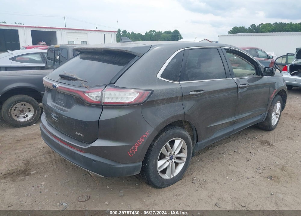 2015 FORD EDGE SEL VIN: 2FMTK3J80FBB20347
