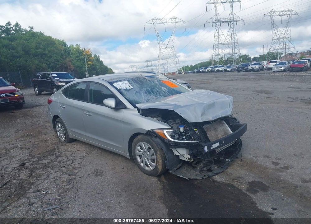 2018 HYUNDAI ELANTRA SE VIN: 5NPD74LF5JH401858