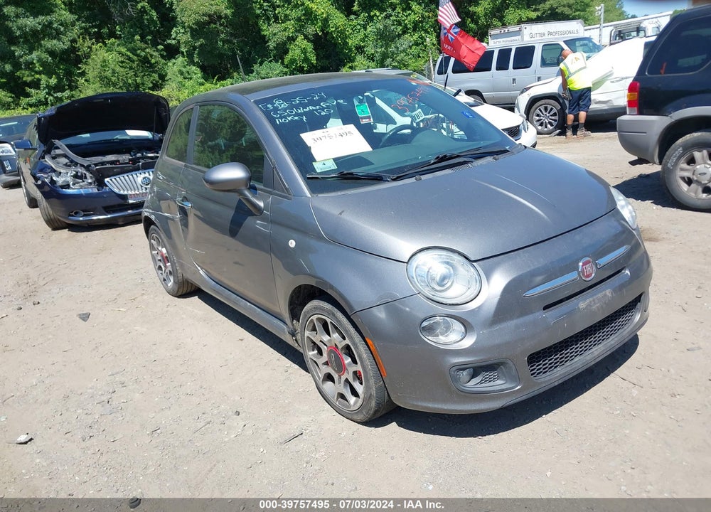 2012 FIAT 500 SPORT VIN: 3C3CFFBRXCT207694