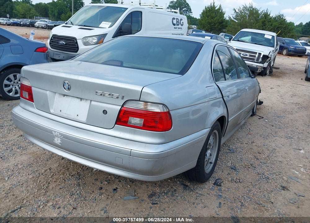 2001 BMW 525I VIN: WBADT33421GF40628