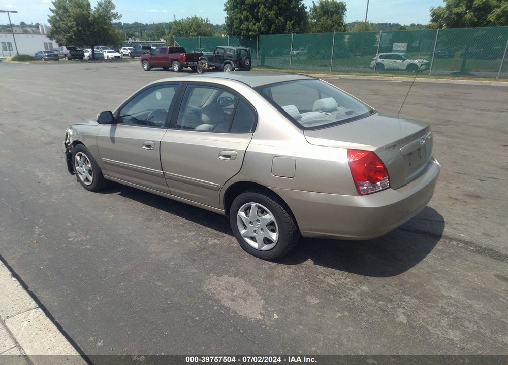 2005 HYUNDAI ELANTRA GLS/GT VIN: KMHDN46D25U952658