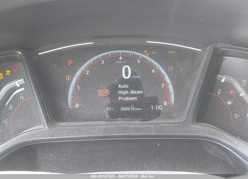 2019 HONDA CIVIC VIN: SHHFK7H45KU227806