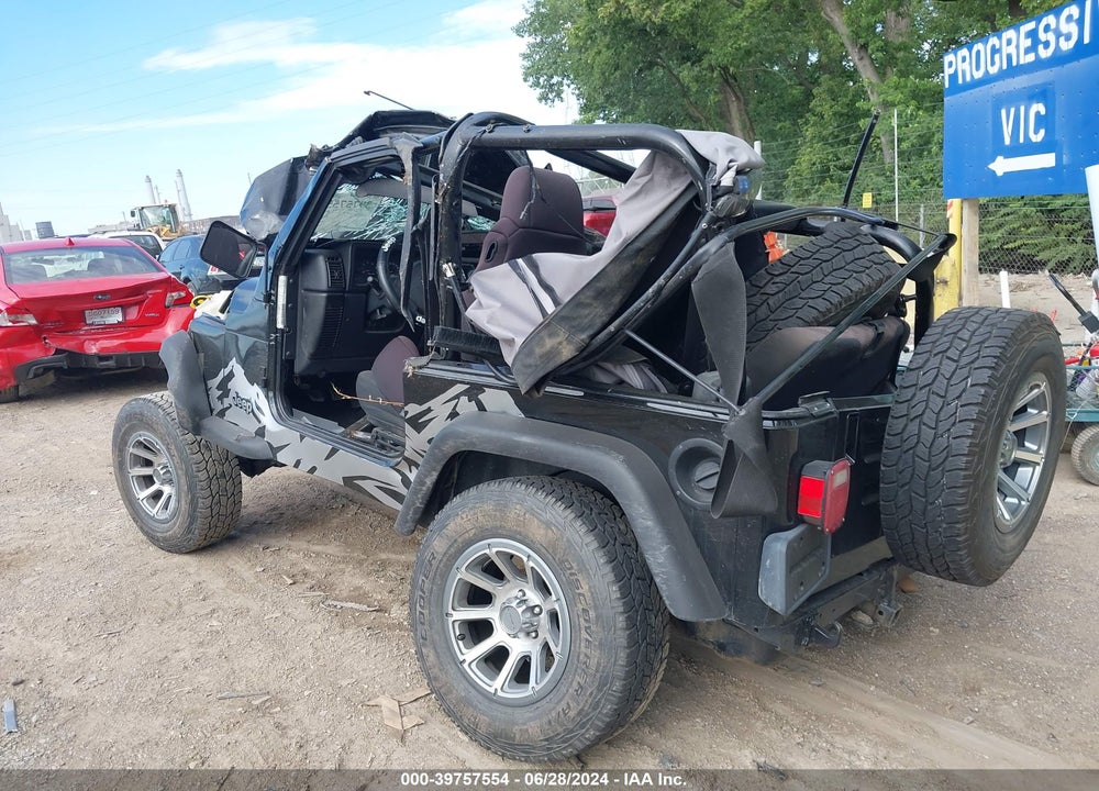 2005 JEEP WRANGLER SE VIN: 1J4FA291X5P364143