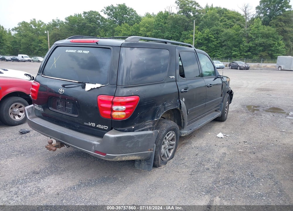 2003 TOYOTA SEQUOIA SR5 V8 VIN: 5TDBT44A53S197176