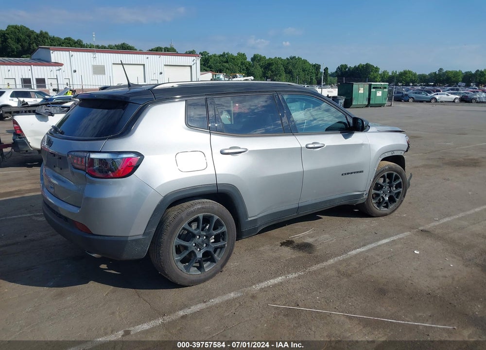 2022 JEEP COMPASS ALTITUDE FWD VIN: 3C4NJCBB6NT234477