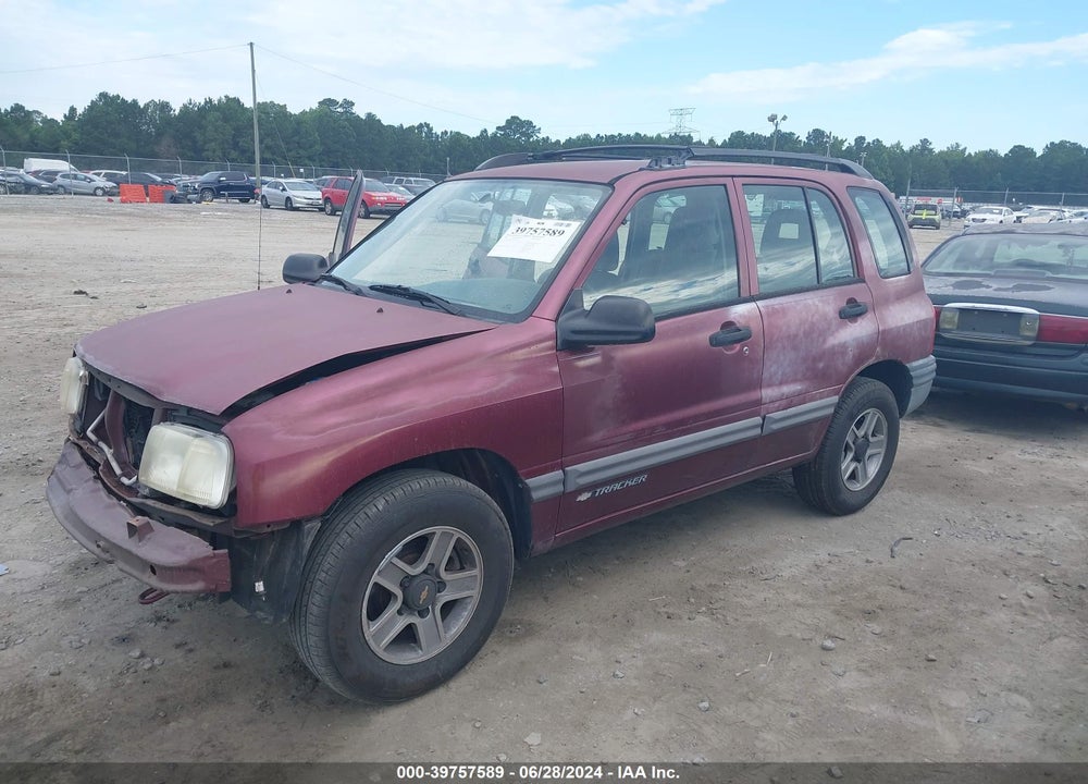 2002 CHEVROLET TRACKER HARD TOP BASE VIN: 2CNBE13C426923707