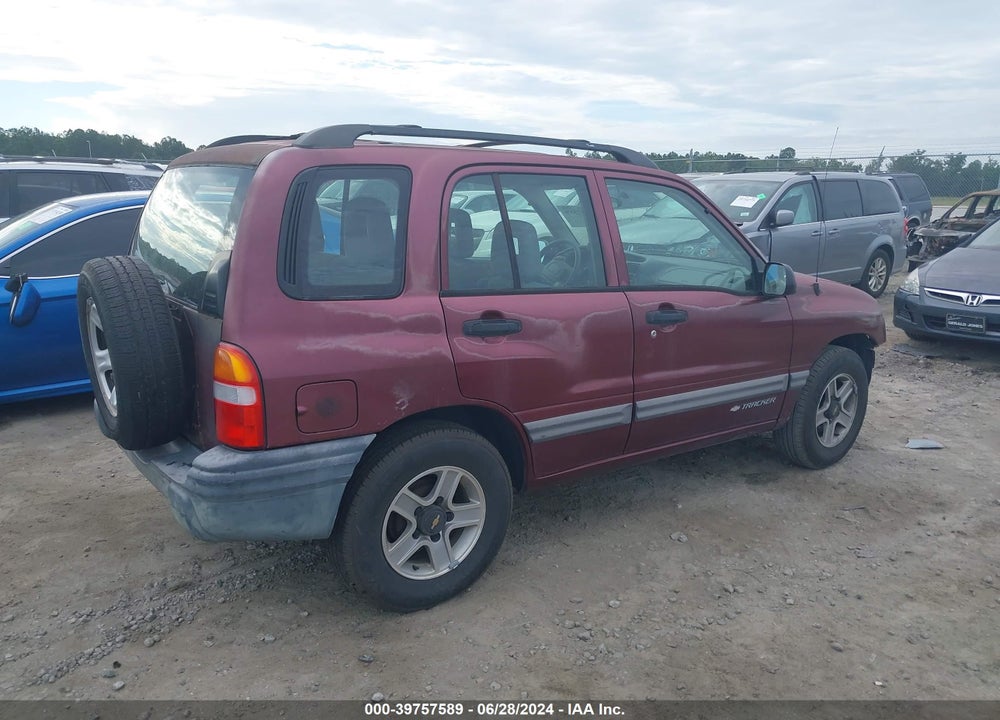 2002 CHEVROLET TRACKER HARD TOP BASE VIN: 2CNBE13C426923707