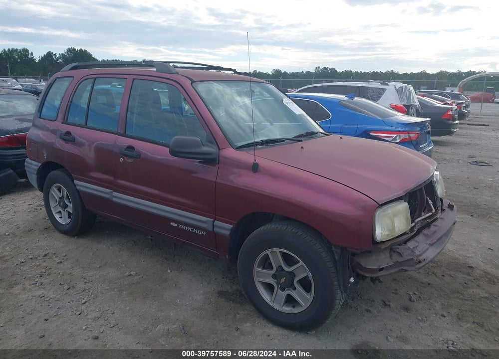 2002 CHEVROLET TRACKER HARD TOP BASE VIN: 2CNBE13C426923707