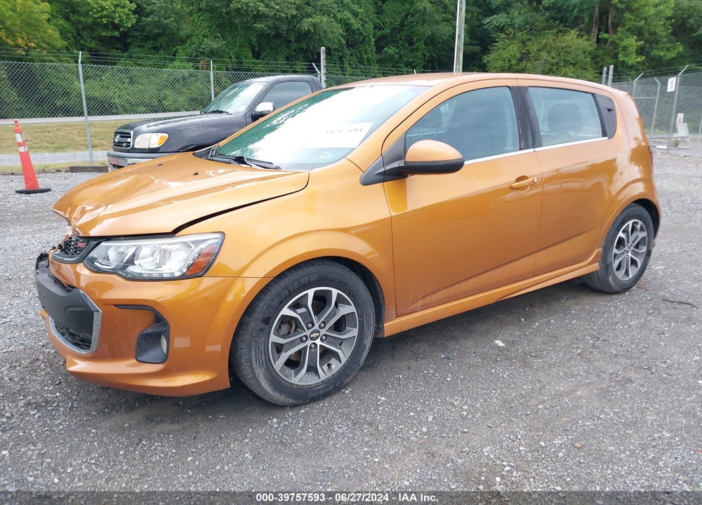 2017 CHEVROLET SONIC LT AUTO VIN: 1G1JD6SH3H4109080