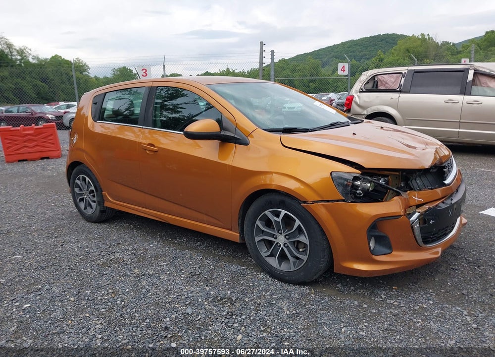 2017 CHEVROLET SONIC LT AUTO VIN: 1G1JD6SH3H4109080