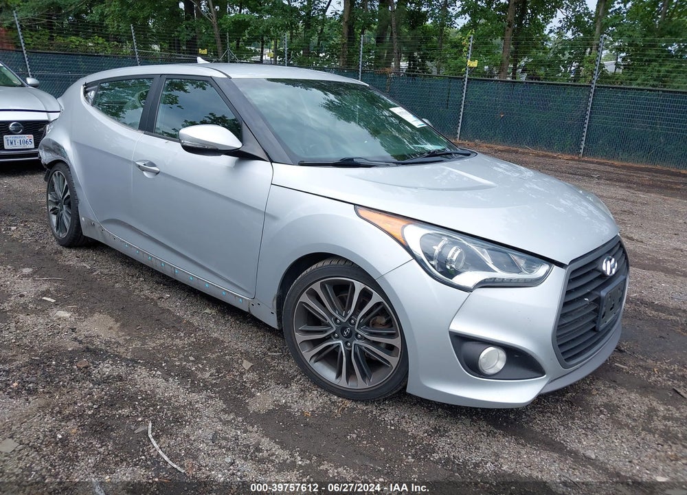 2016 HYUNDAI VELOSTER TURBO VIN: KMHTC6AE2GU250498