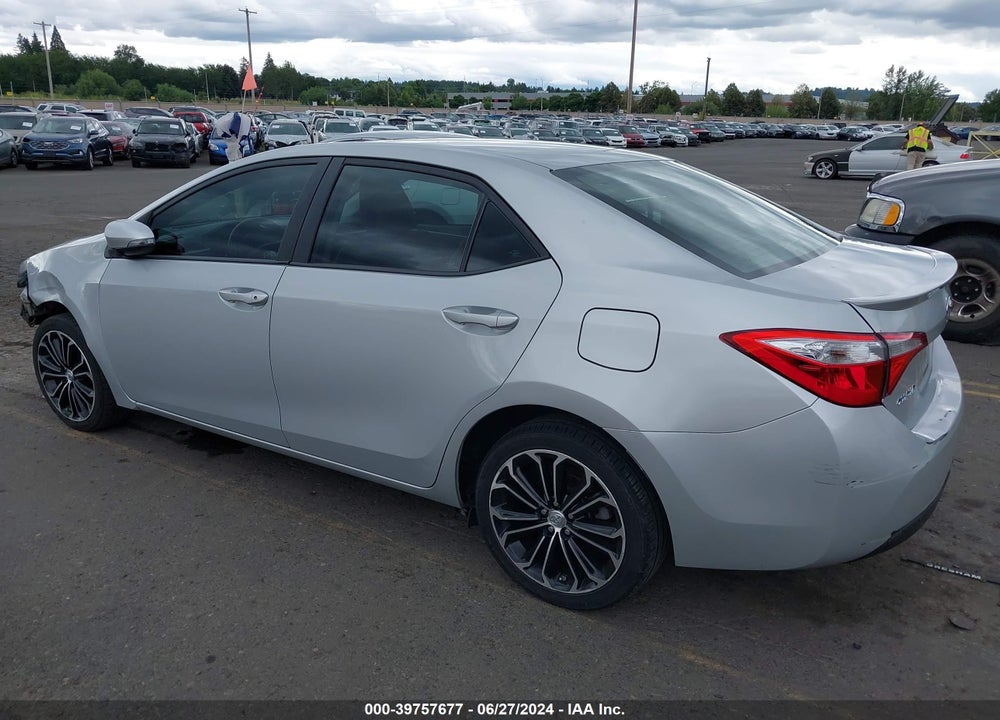 2015 TOYOTA COROLLA S PLUS VIN: 2T1BURHE1FC422178