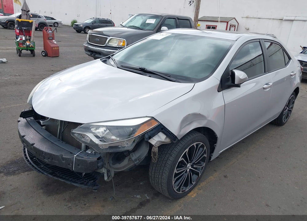 2015 TOYOTA COROLLA S PLUS VIN: 2T1BURHE1FC422178