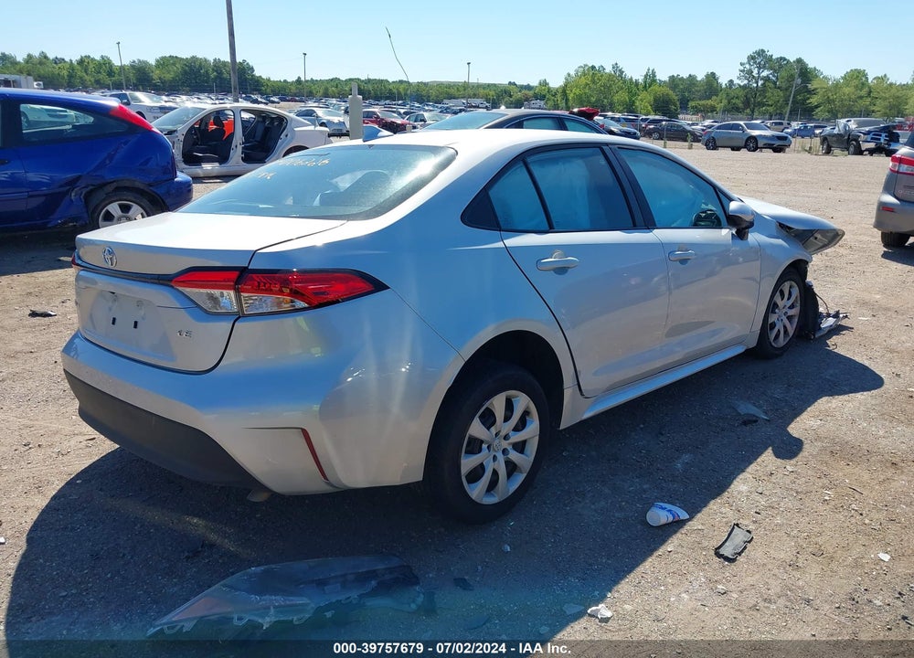 2024 TOYOTA COROLLA LE VIN: 5YFB4MDE8RP106693