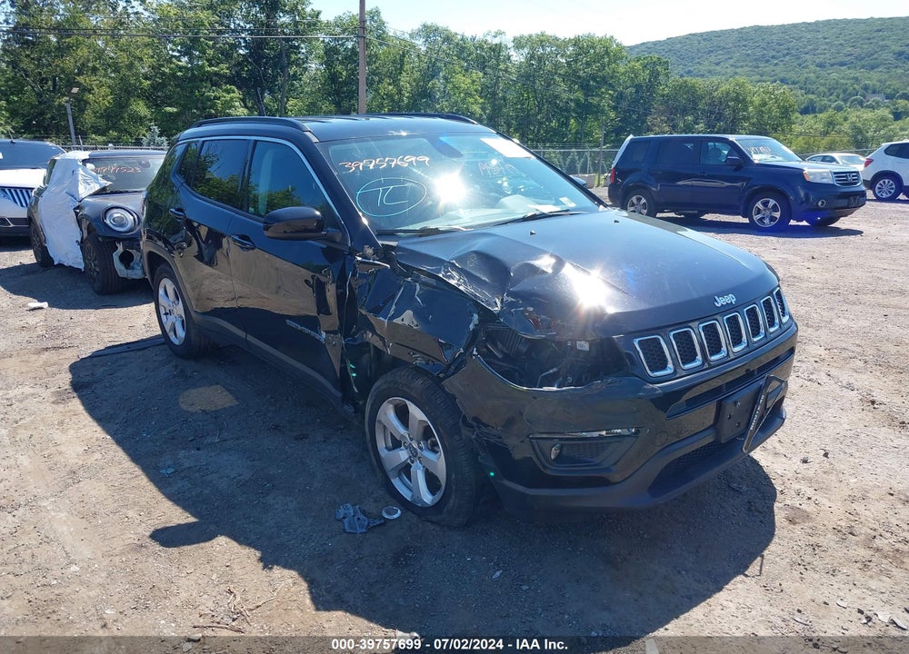 2021 JEEP COMPASS LATITUDE 4X4 VIN: 3C4NJDBB4MT544924