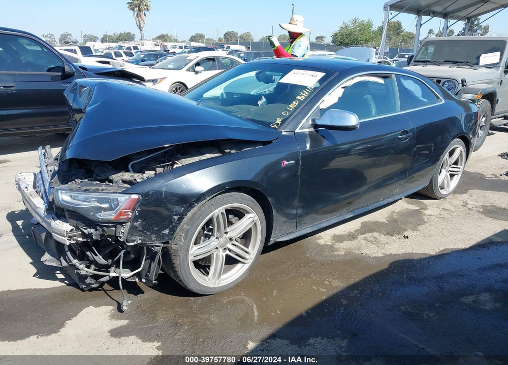 2013 AUDI S5 3.0T PREMIUM PLUS VIN: WAUCGAFR0DA002249