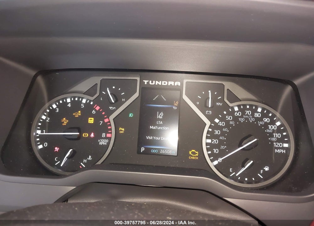 2022 TOYOTA TUNDRA LIMITED VIN: 5TFJA5AB2NX006654