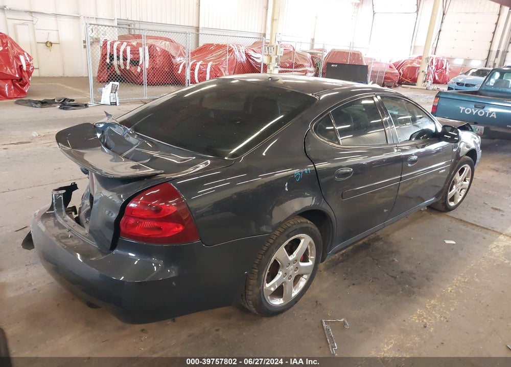 2008 PONTIAC GRAND PRIX GXP VIN: 2G2WC55C581161871