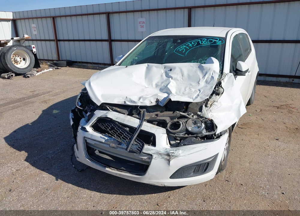 2012 CHEVROLET SONIC 2LS VIN: 1G1JA6SH9C4141954