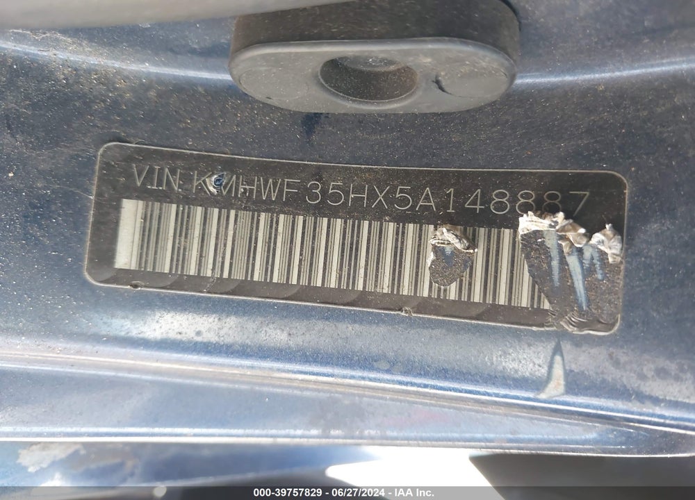 2005 HYUNDAI SONATA GLS/LX VIN: KMHWF35HX5A148887