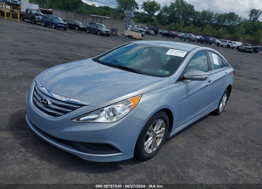 2014 HYUNDAI SONATA GLS VIN: 5NPEB4AC2EH906998