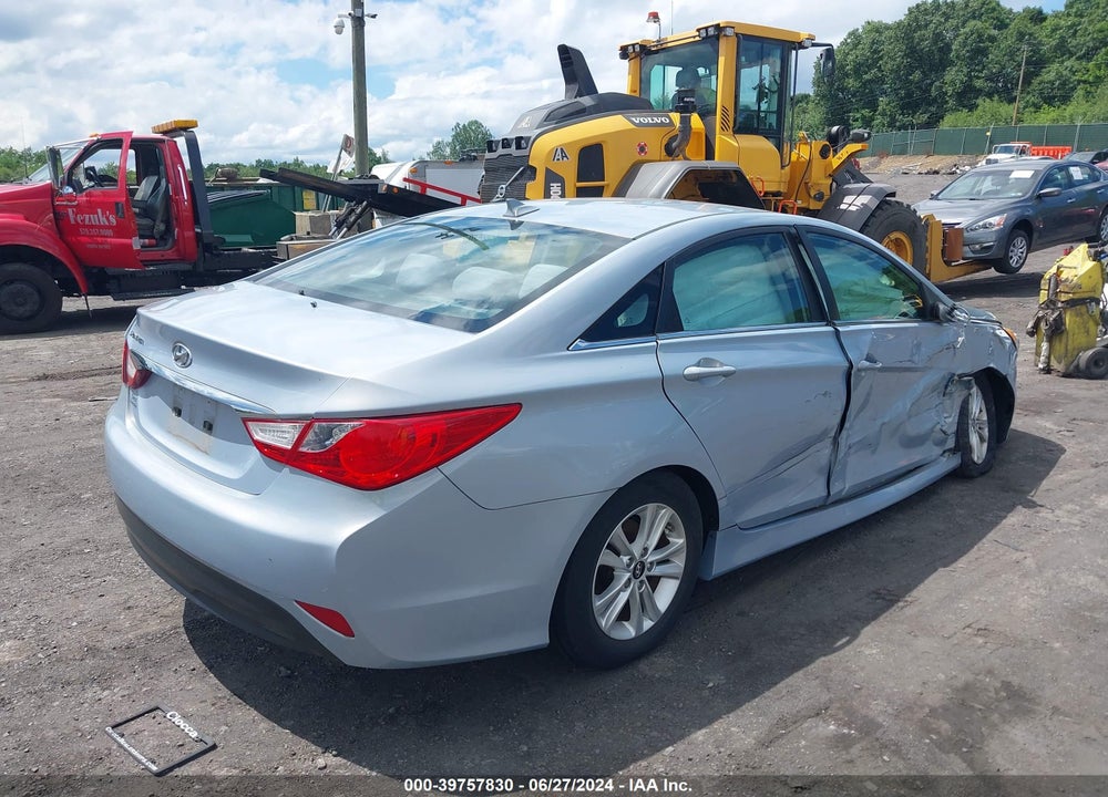 2014 HYUNDAI SONATA GLS VIN: 5NPEB4AC2EH906998