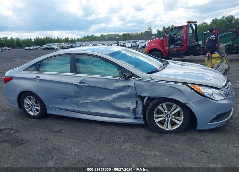 2014 HYUNDAI SONATA GLS VIN: 5NPEB4AC2EH906998