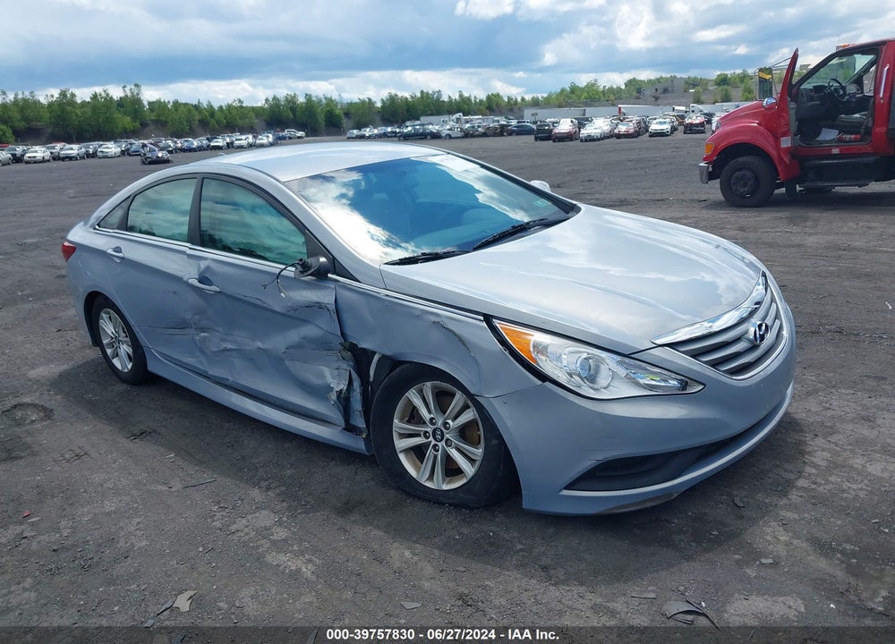 2014 HYUNDAI SONATA GLS VIN: 5NPEB4AC2EH906998