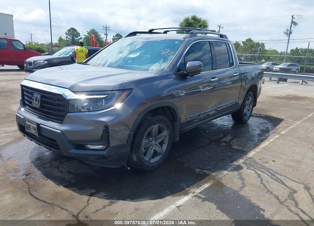 2022 HONDA RIDGELINE RTL-E VIN: 5FPYK3F78NB027725