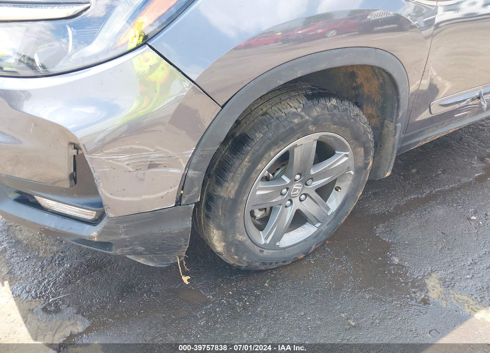 2022 HONDA RIDGELINE RTL-E VIN: 5FPYK3F78NB027725