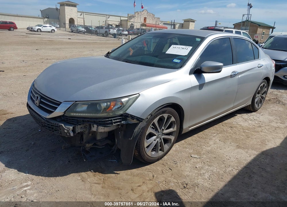 2014 HONDA ACCORD SPORT VIN: 1HGCR2F55EA098155