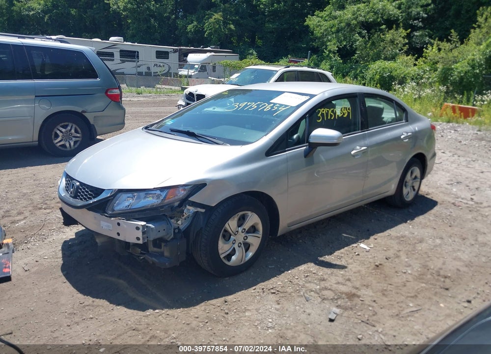 2015 HONDA CIVIC LX VIN: 19XFB2F54FE234323