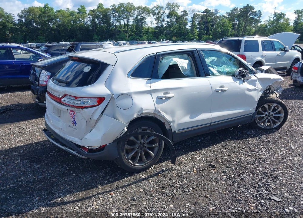 2017 LINCOLN MKC SELECT VIN: 5LMCJ2D95HUL46508