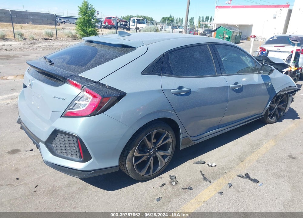 2017 HONDA CIVIC SPORT VIN: SHHFK7H47HU204293