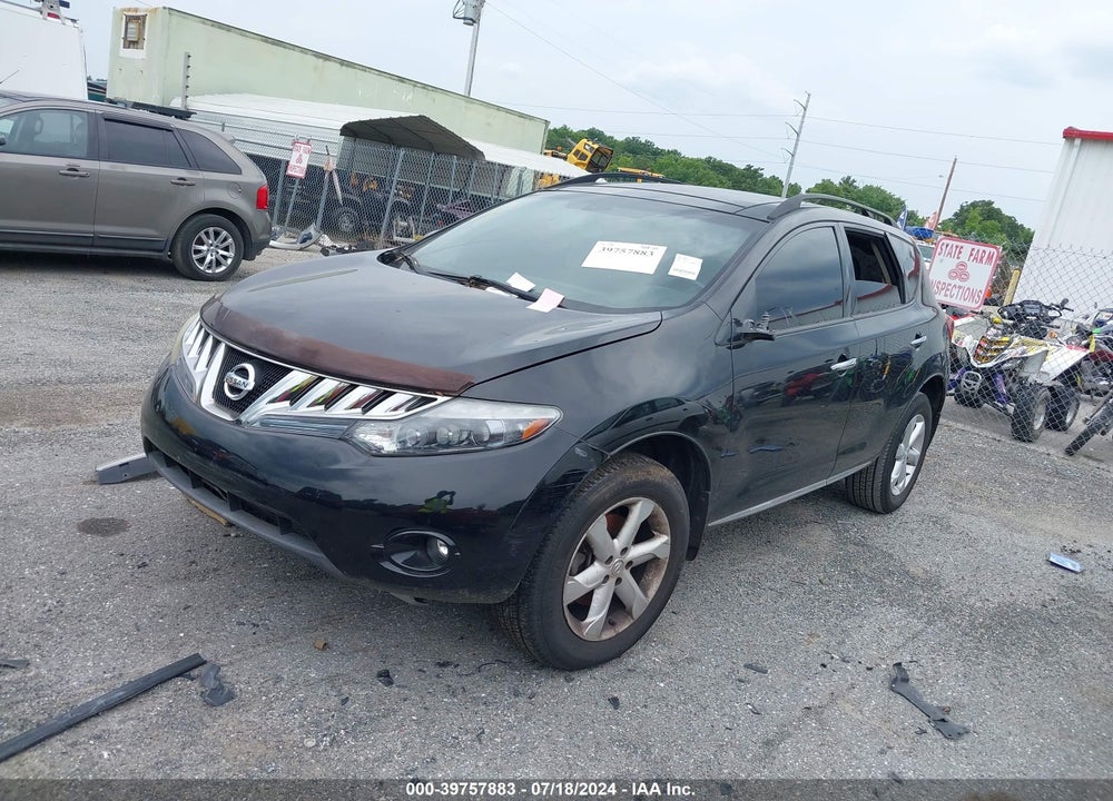 2010 NISSAN MURANO SL VIN: JN8AZ1MW6AW129071